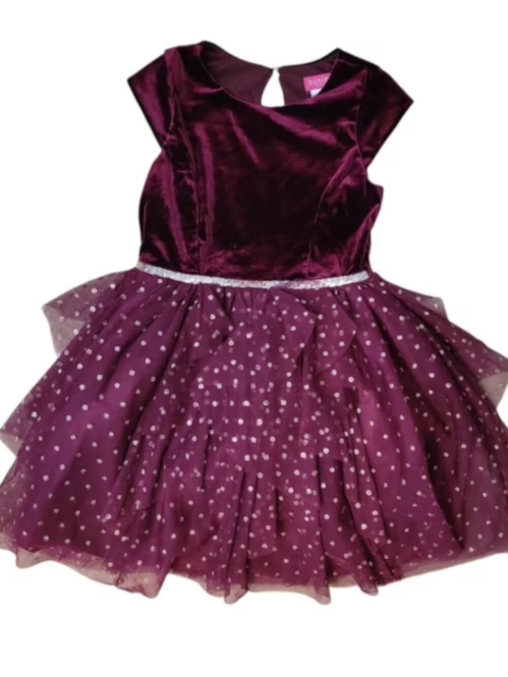 Zunie Girl Burgundy dress